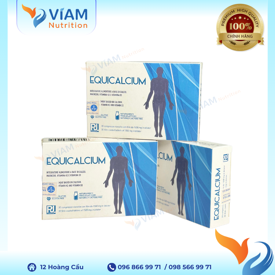 Equicalcium D3 K2 (Hộp 2 vỉ x 15 viên)