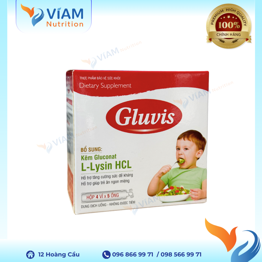 Gluvis (Hộp 20 ống)