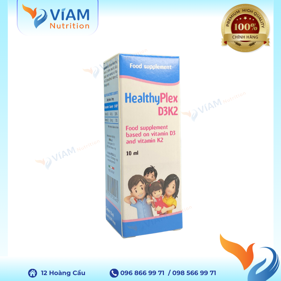 Healthy Plex D3 K2 (Lọ 10ml)