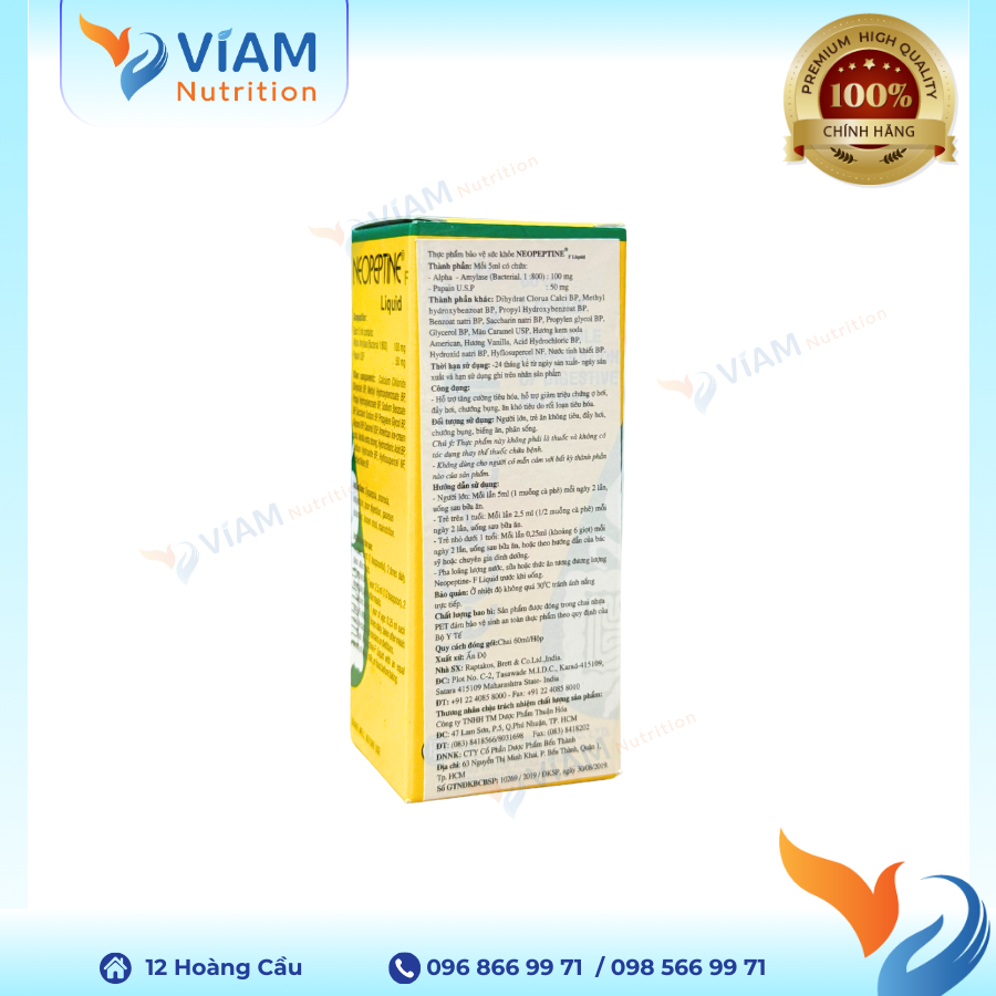 Neopeptine Liquid (Lọ 60ml)