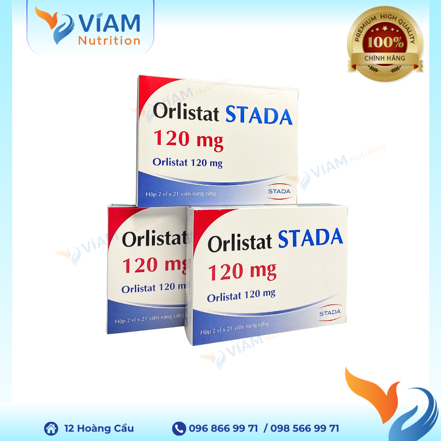 Orlistat STADA 120mg (Vỉ 21 viên)