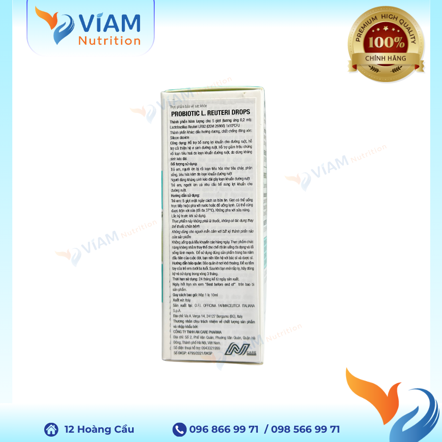 Probiotic L.Reuteri Drops (Lọ 10ml)