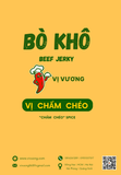  Bò khô VỊ VƯƠNG - VỊ CHẨM CHÉO 200g (Hũ/lọ) 