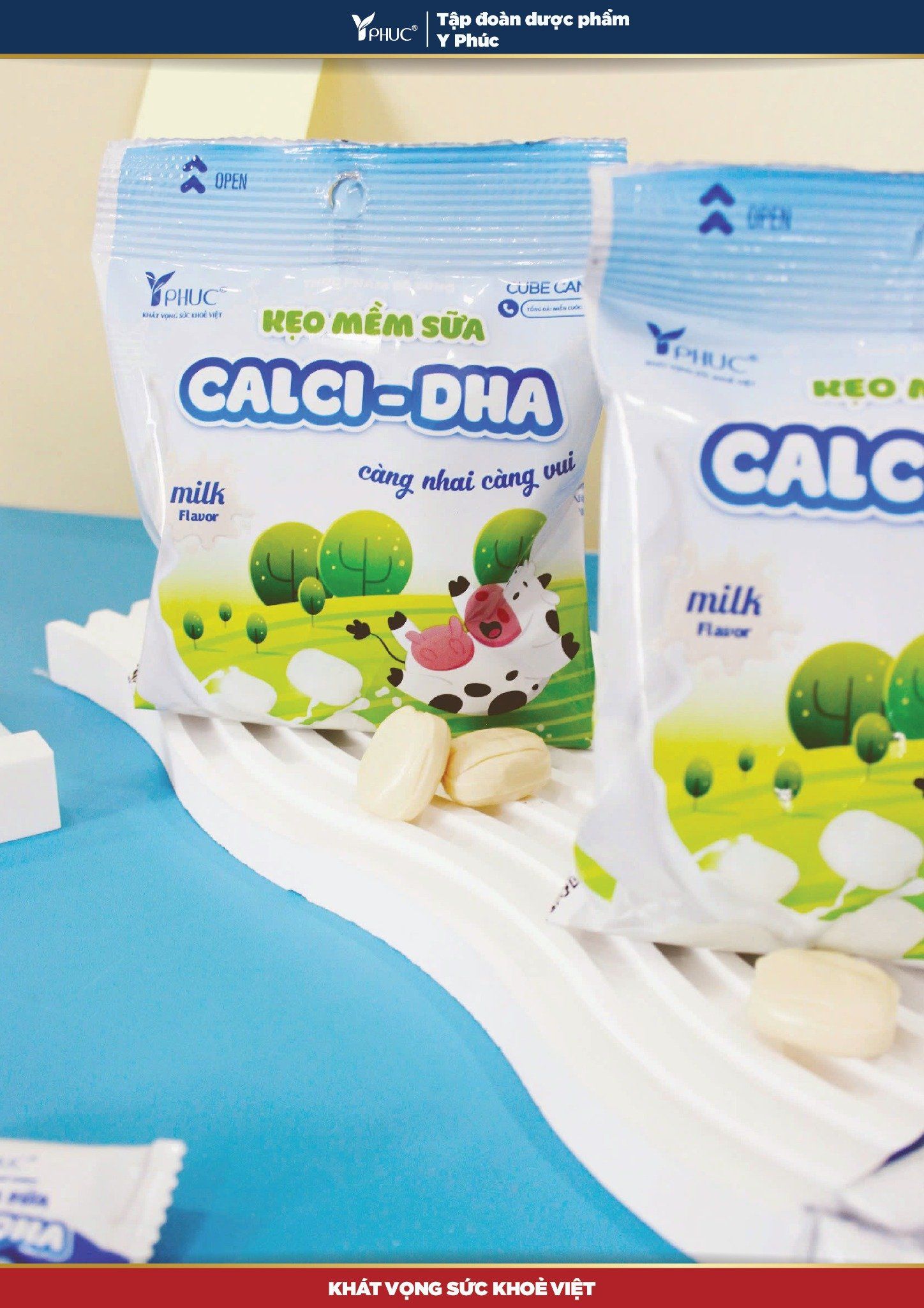 Kẹo mềm sữa CALCI - DHA