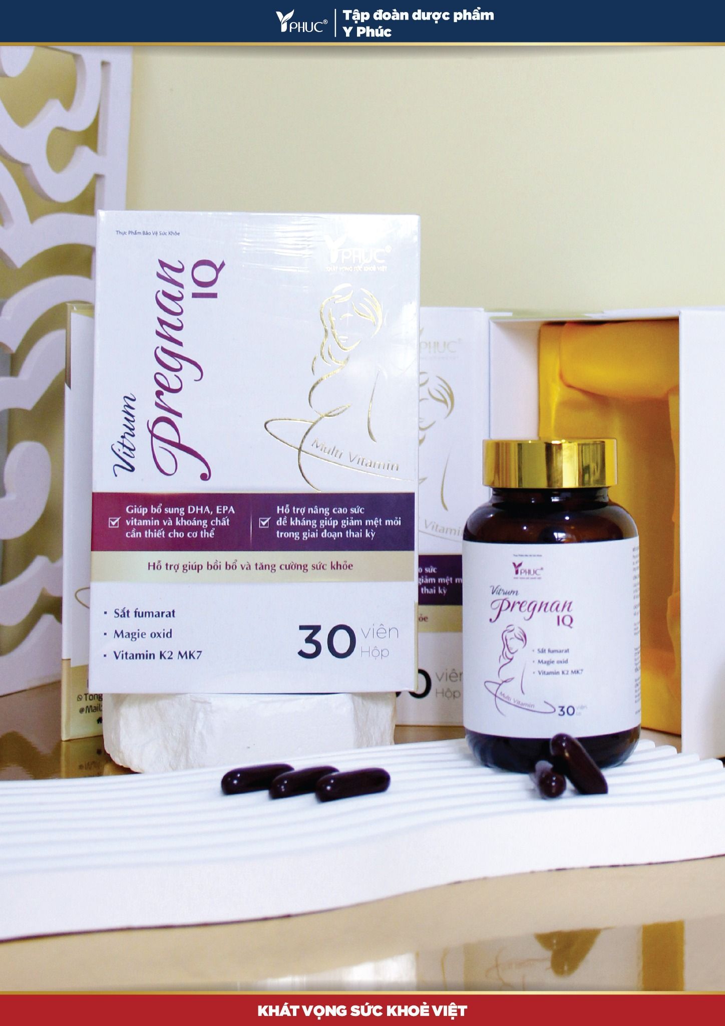 Viên Bổ Bầu Vitrum Pregnan IQ