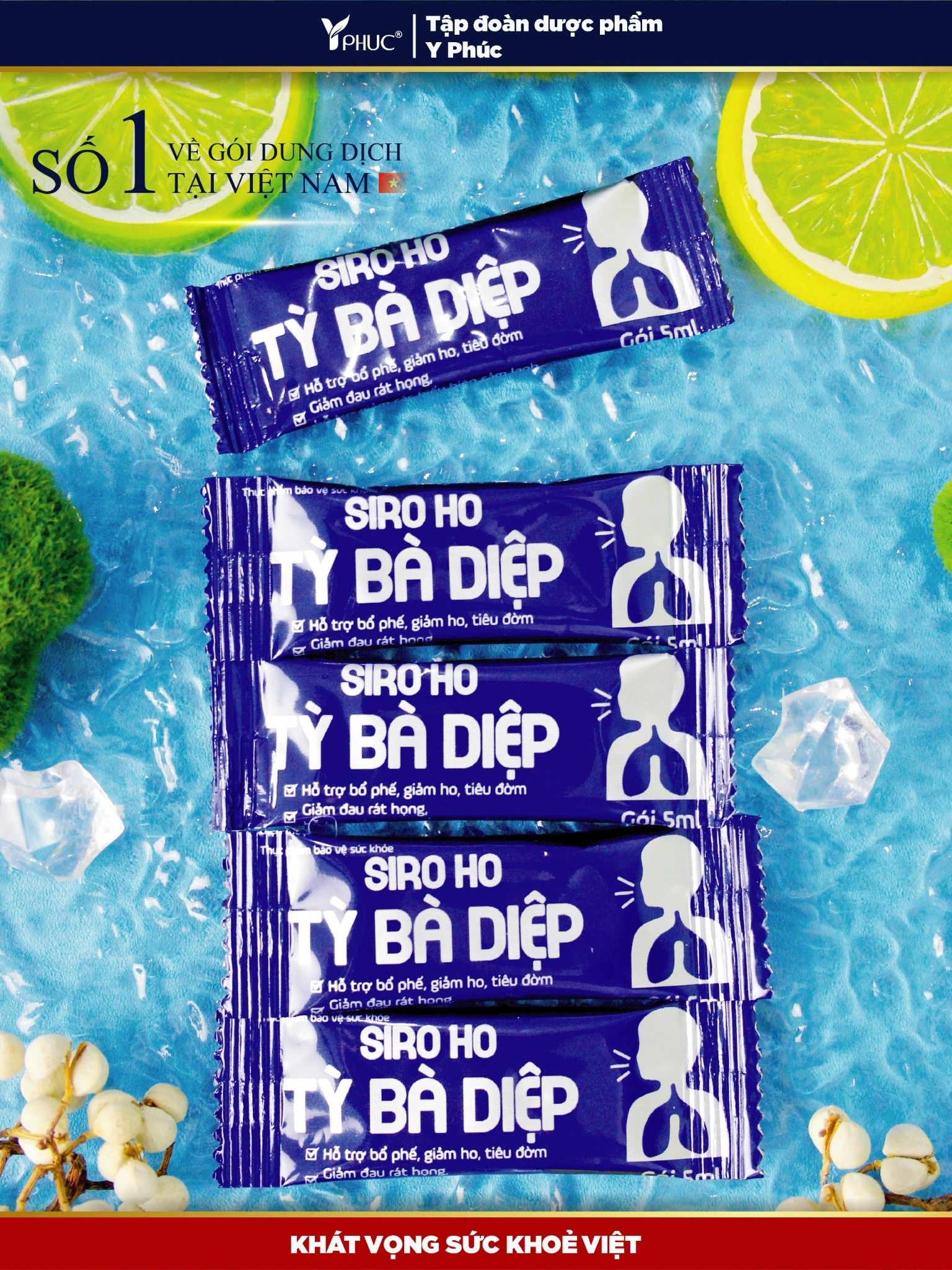  Siro ho Tỳ Bà Diệp (30 gói) 