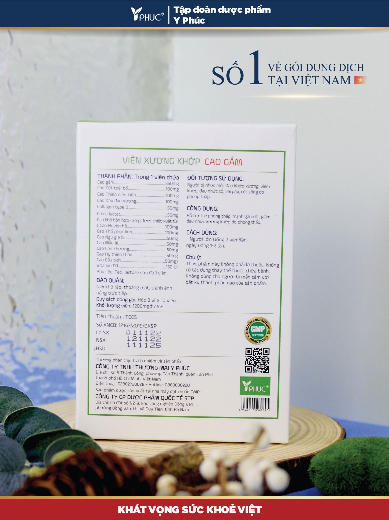 Viên xương khớp Cao Gắm
