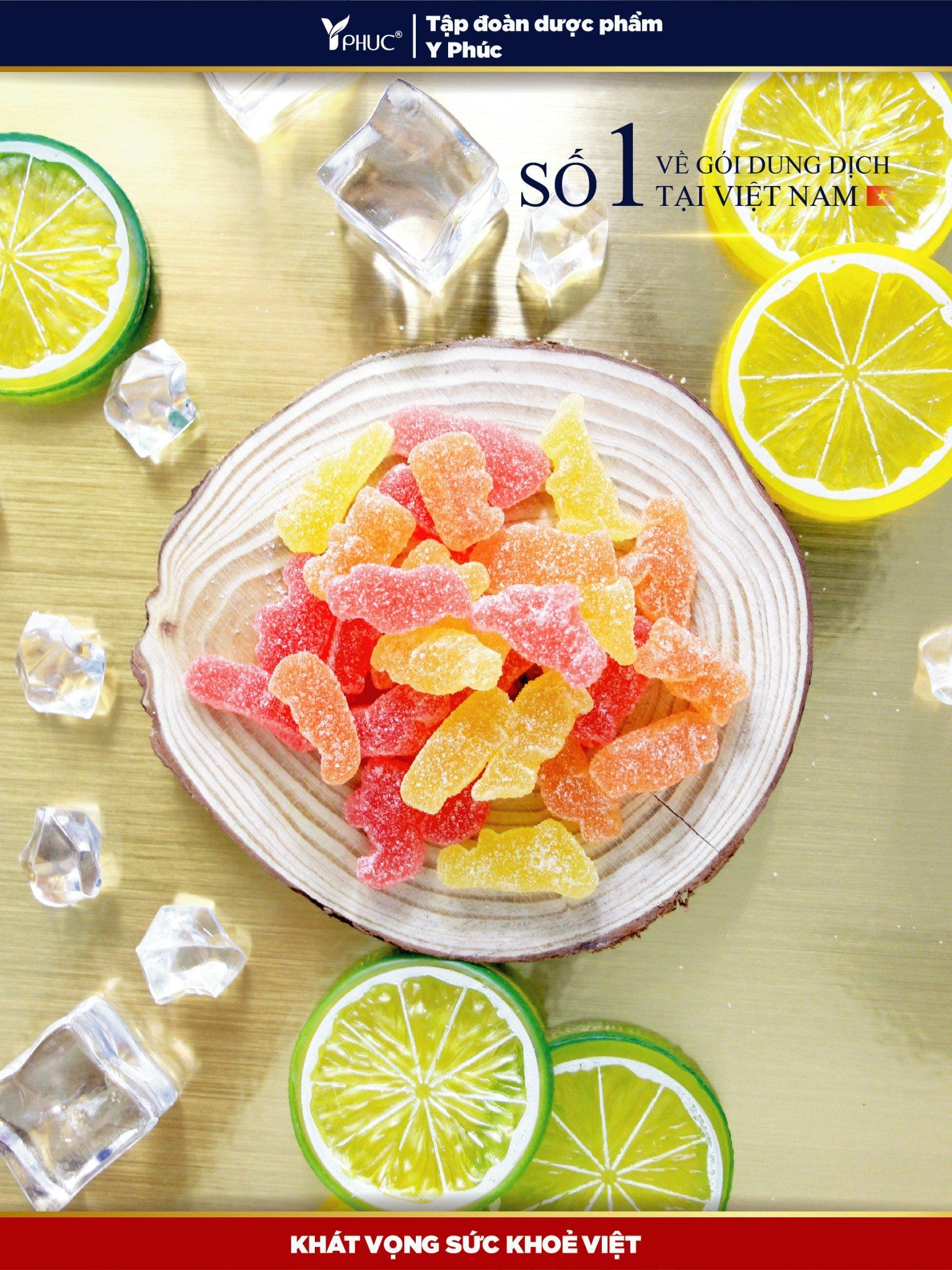 Kẹo dẻo Lysine DHA