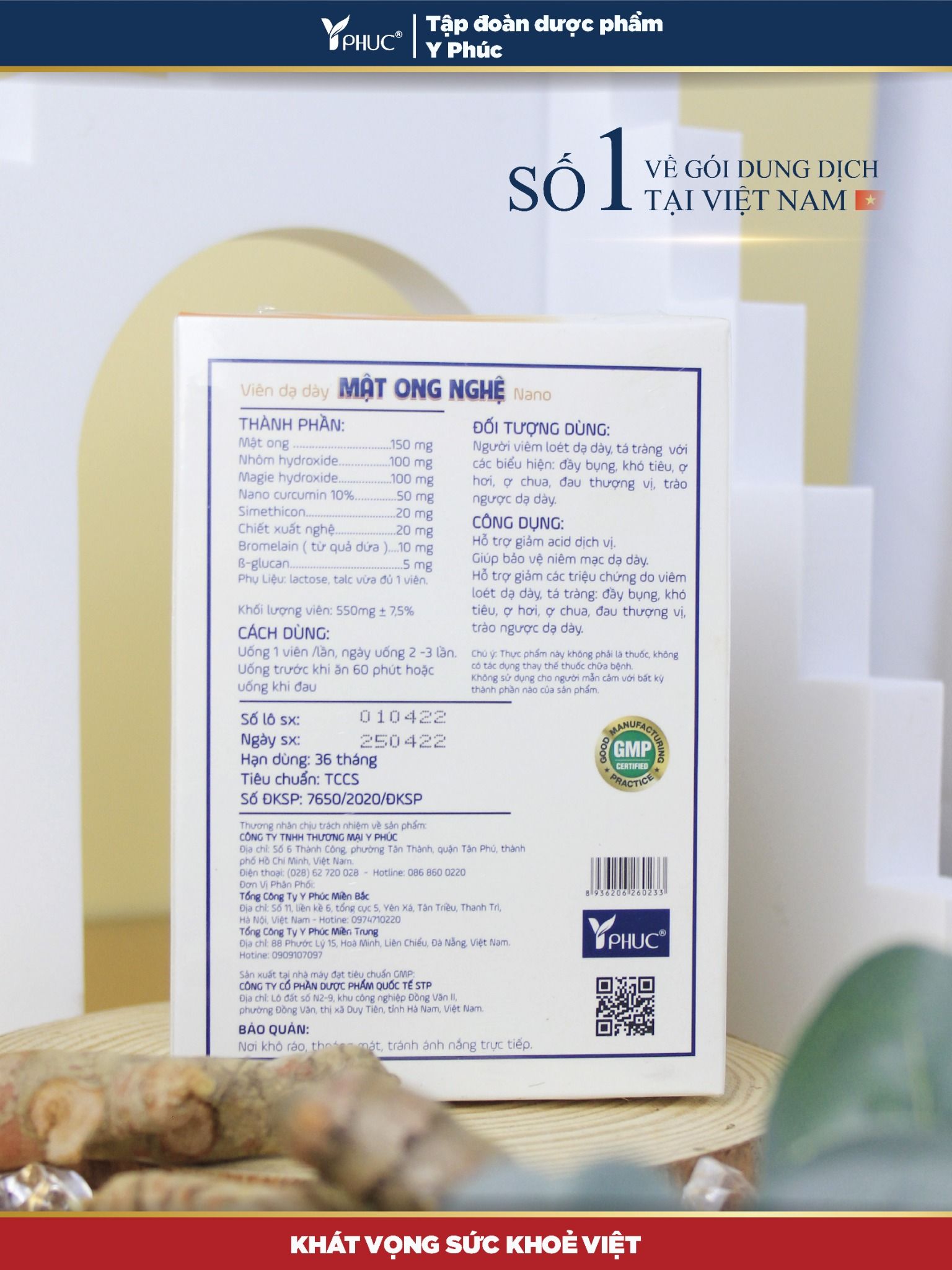 Viên dạ dày mật ong nghệ nano