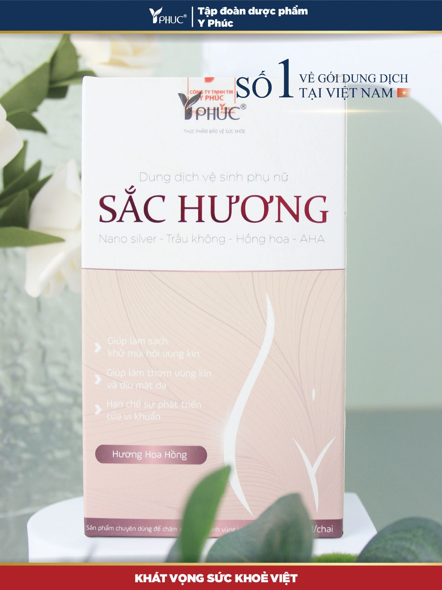 Dung dịch vệ sinh phụ nữ Sắc Hương