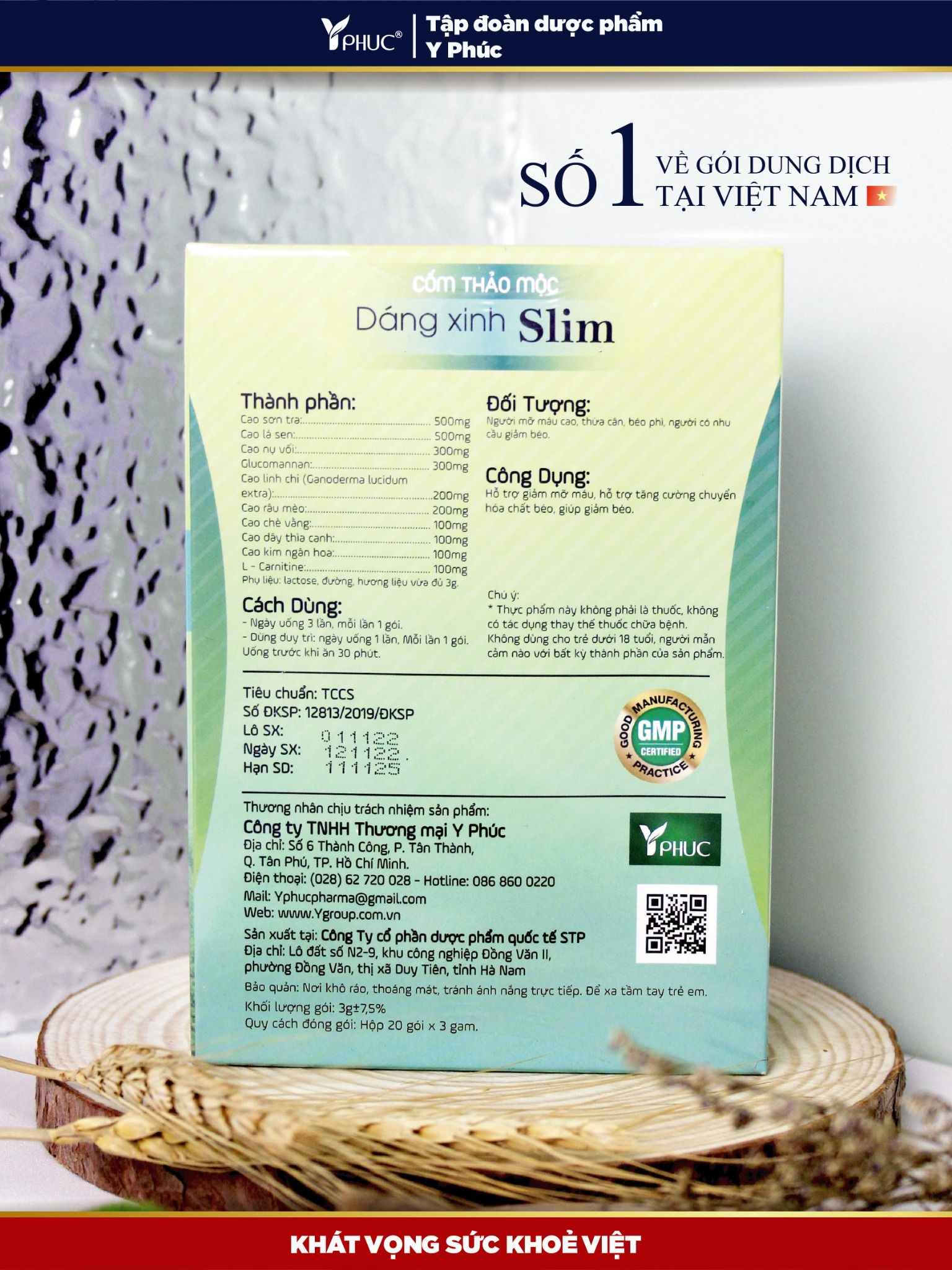 Cốm thảo mộc dáng xinh Slim