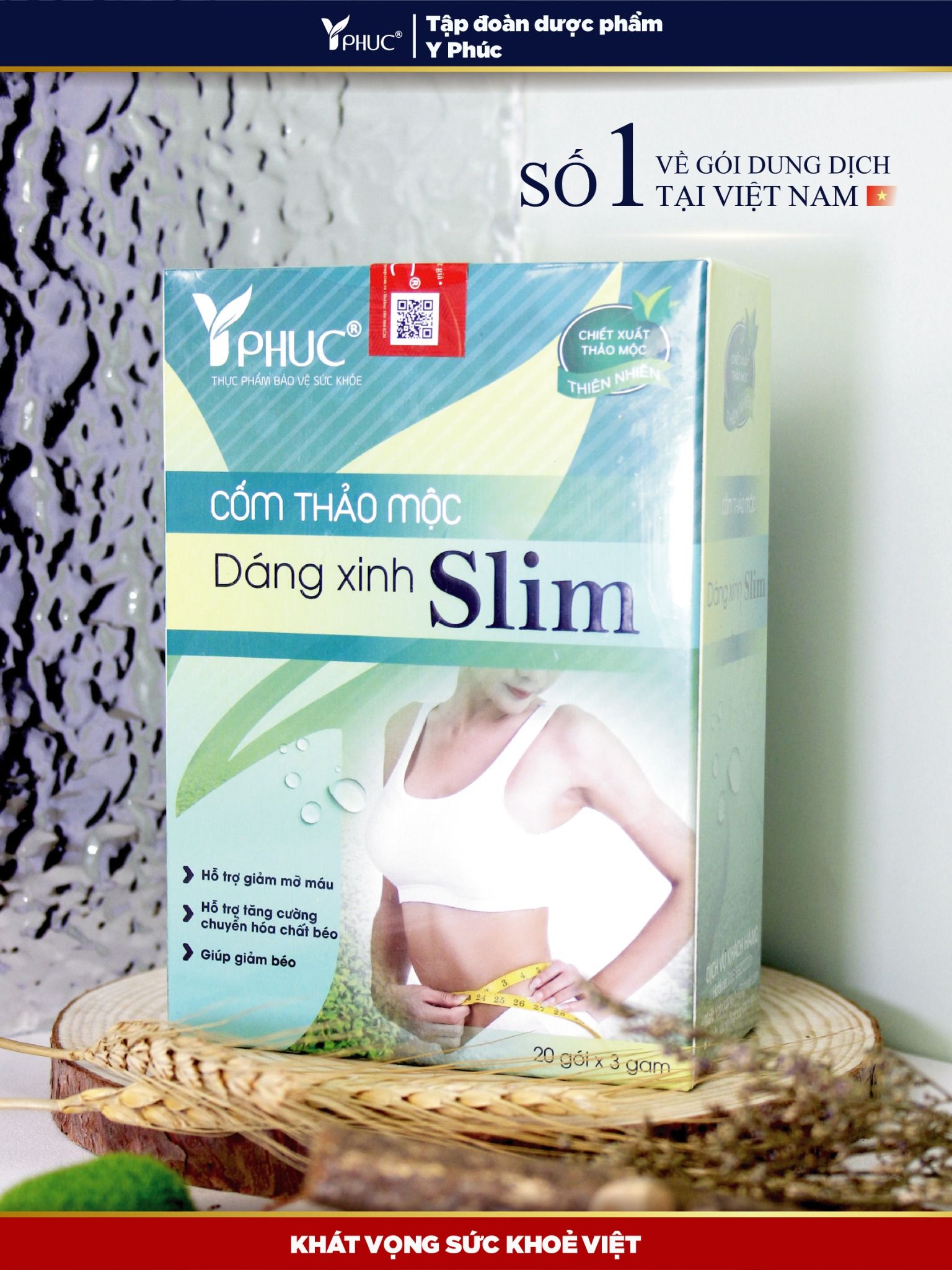 Cốm thảo mộc dáng xinh Slim