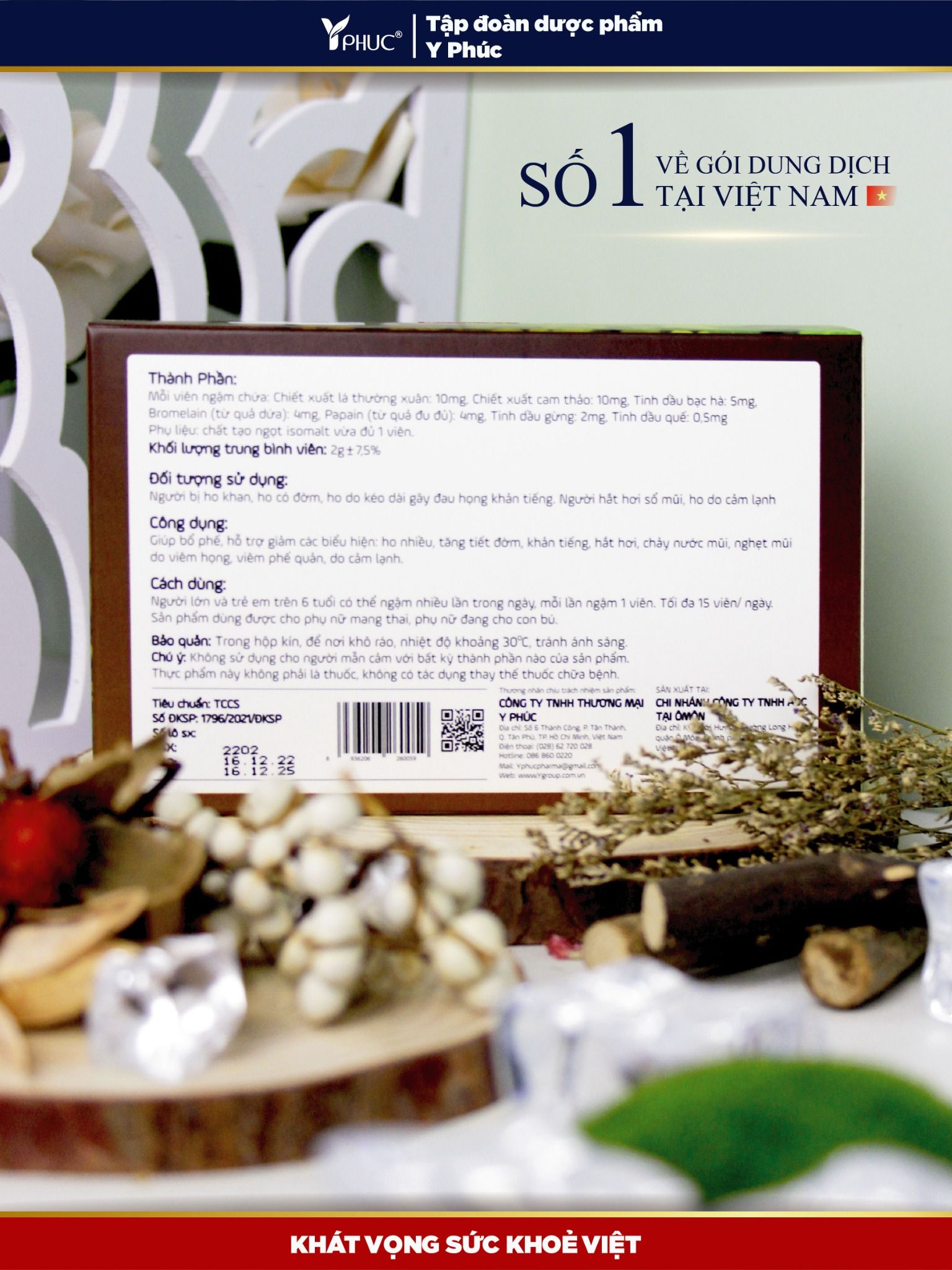 Viên ngậm bổ phế số 7