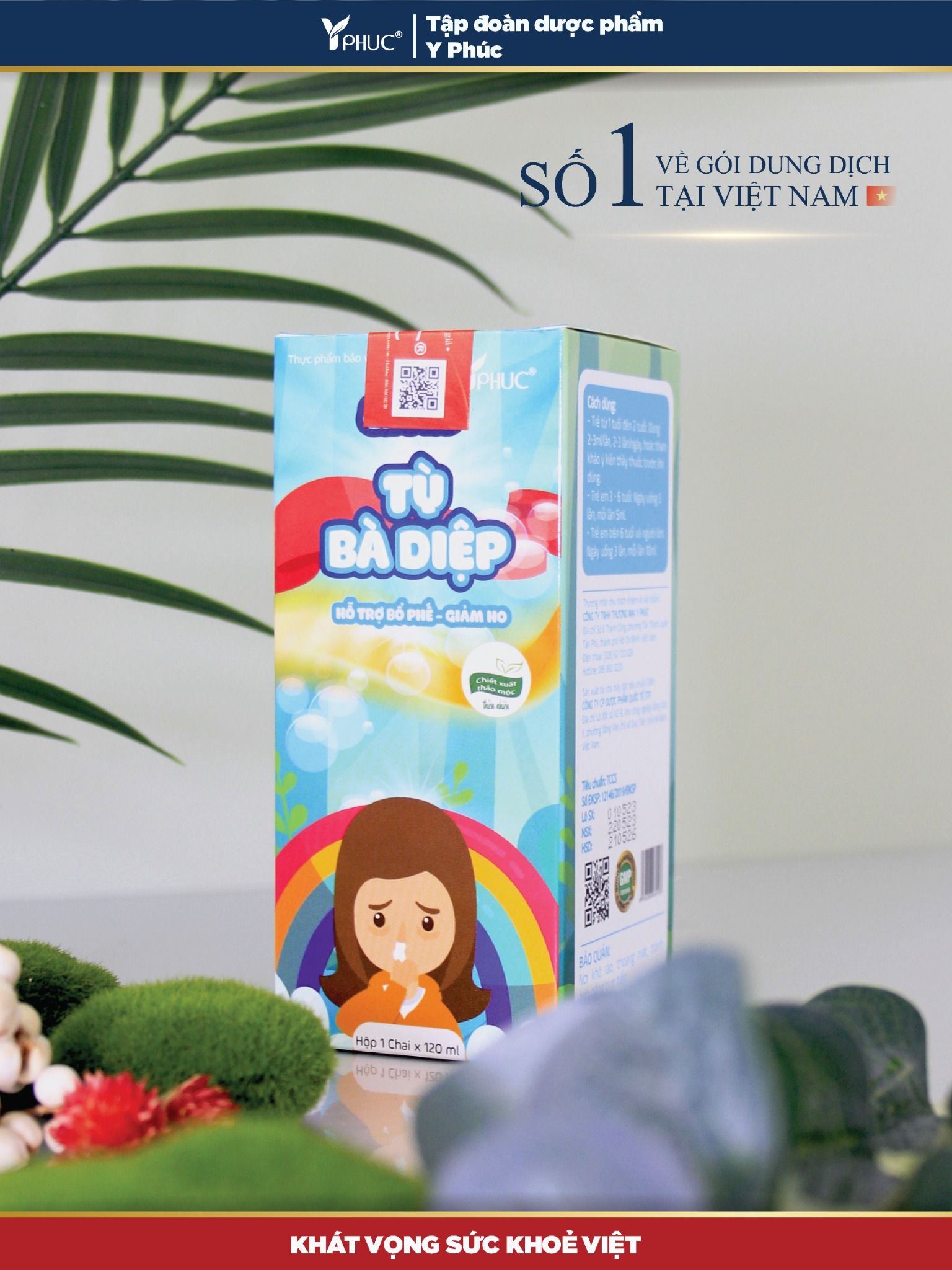 Siro ho tỳ bà diệp dạng chai