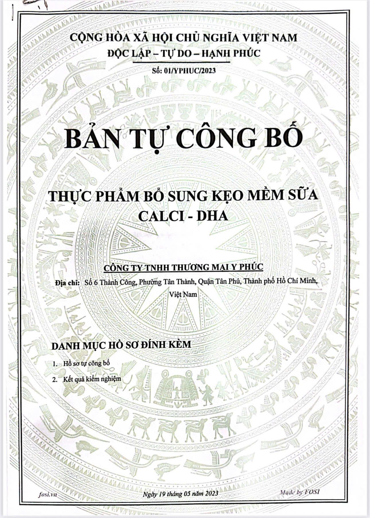 Kẹo mềm sữa CALCI - DHA