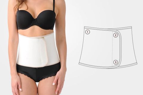 Đai nịt bụng, phục hồi vóc dáng sau sinh Bamboo Belly Wrap, nhập khẩu chính hãng Belly Bandit, Mỹ