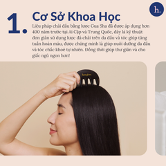 Lược Đá HerGlow Bian Gua Sha