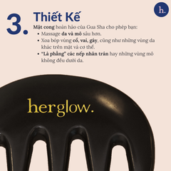 Lược Đá HerGlow Bian Gua Sha