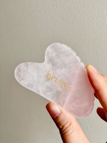 Gua Sha Đá Thạch Anh Hồng (Rose Quartz)