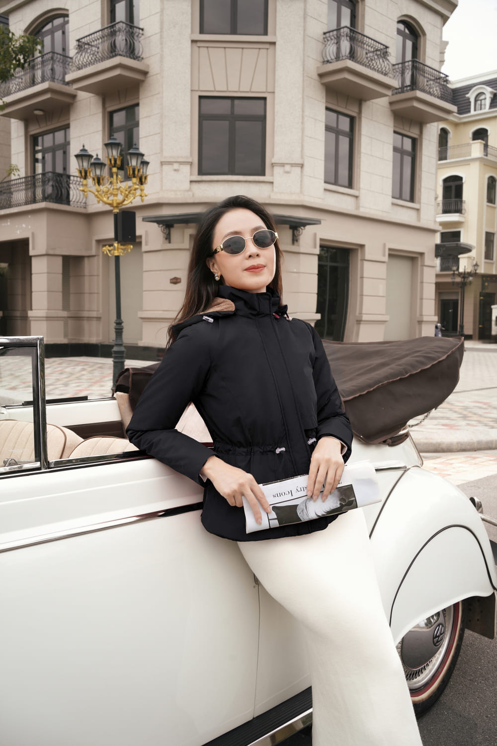 Áo parka dáng ngắn