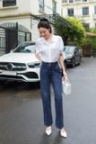  Quần Jeans Nữ Cardina Cao Cấp Dáng Ống Đứng Có Khuy Khỏe Khoắn Trẻ Trung 