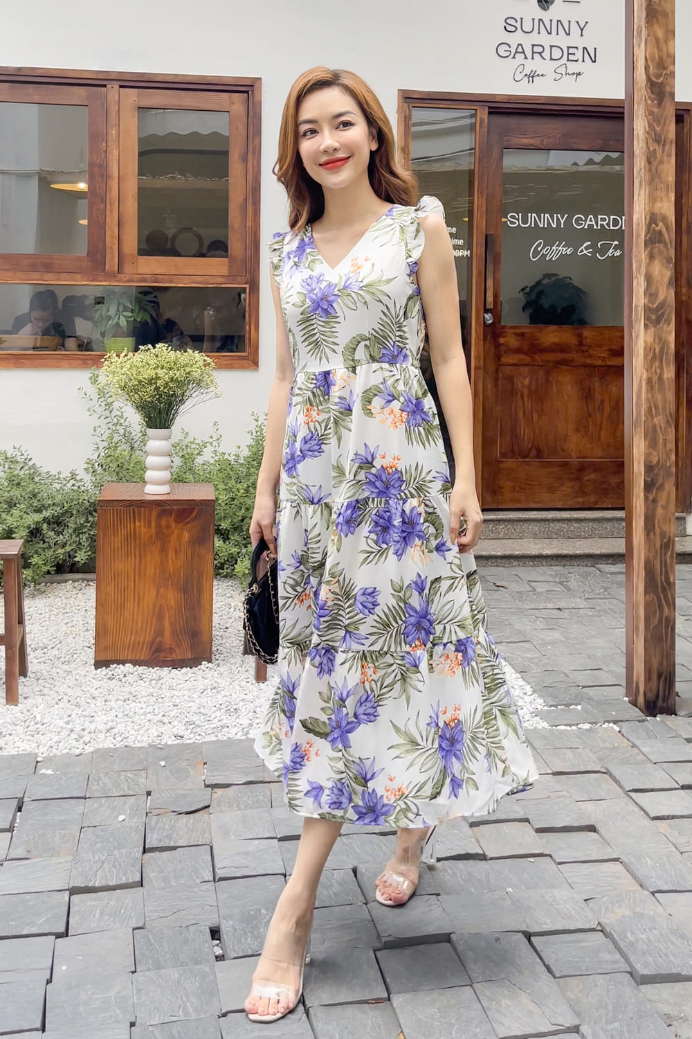 Cách chọn váy maxi cho người lùn