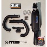  Pô đút gầm MS Pro cho BMW R Nine T - CERAKOTE BLACK 