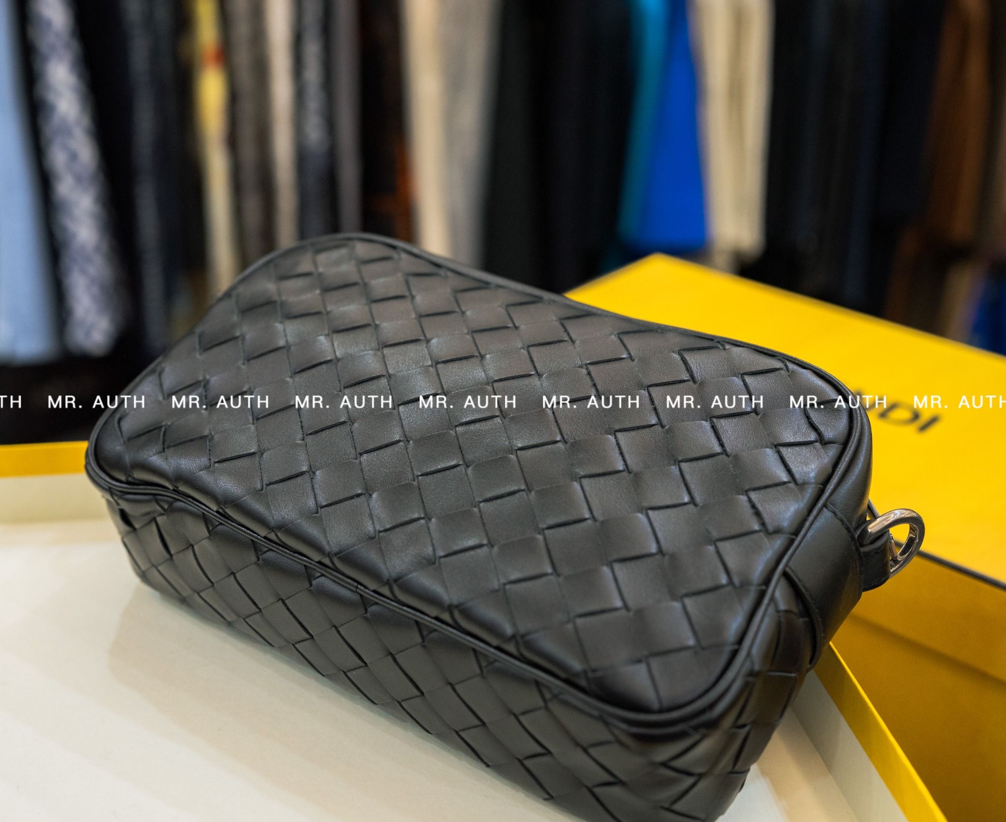 Bottega Veneta Small Intrecciato Camera Bag.