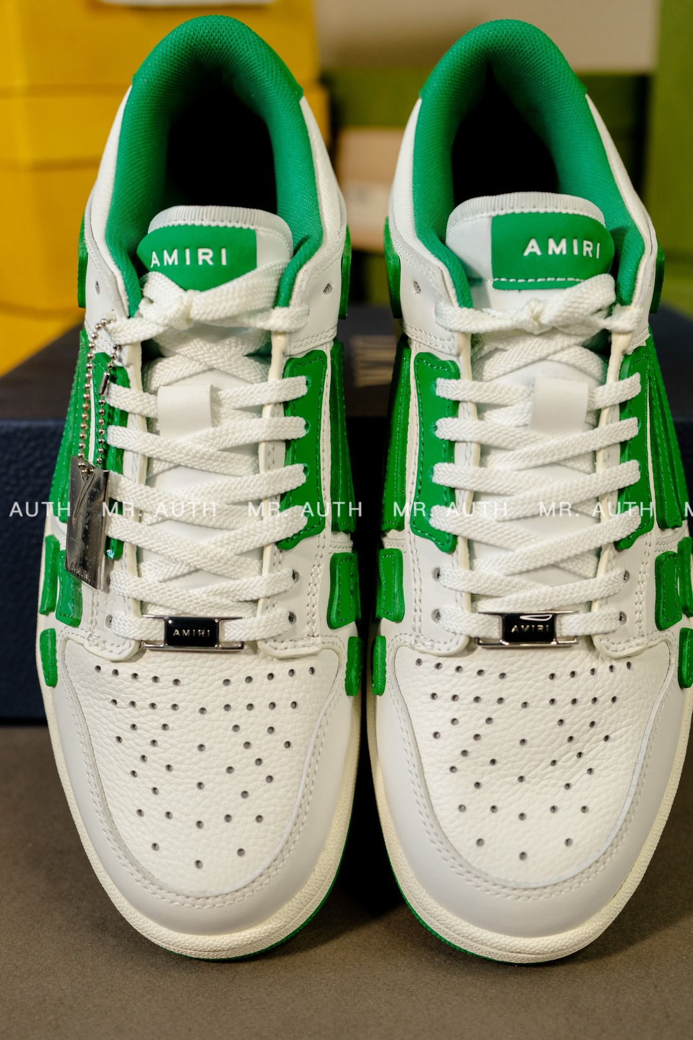 Amiri Collegiate Skel Top low Sneakers.