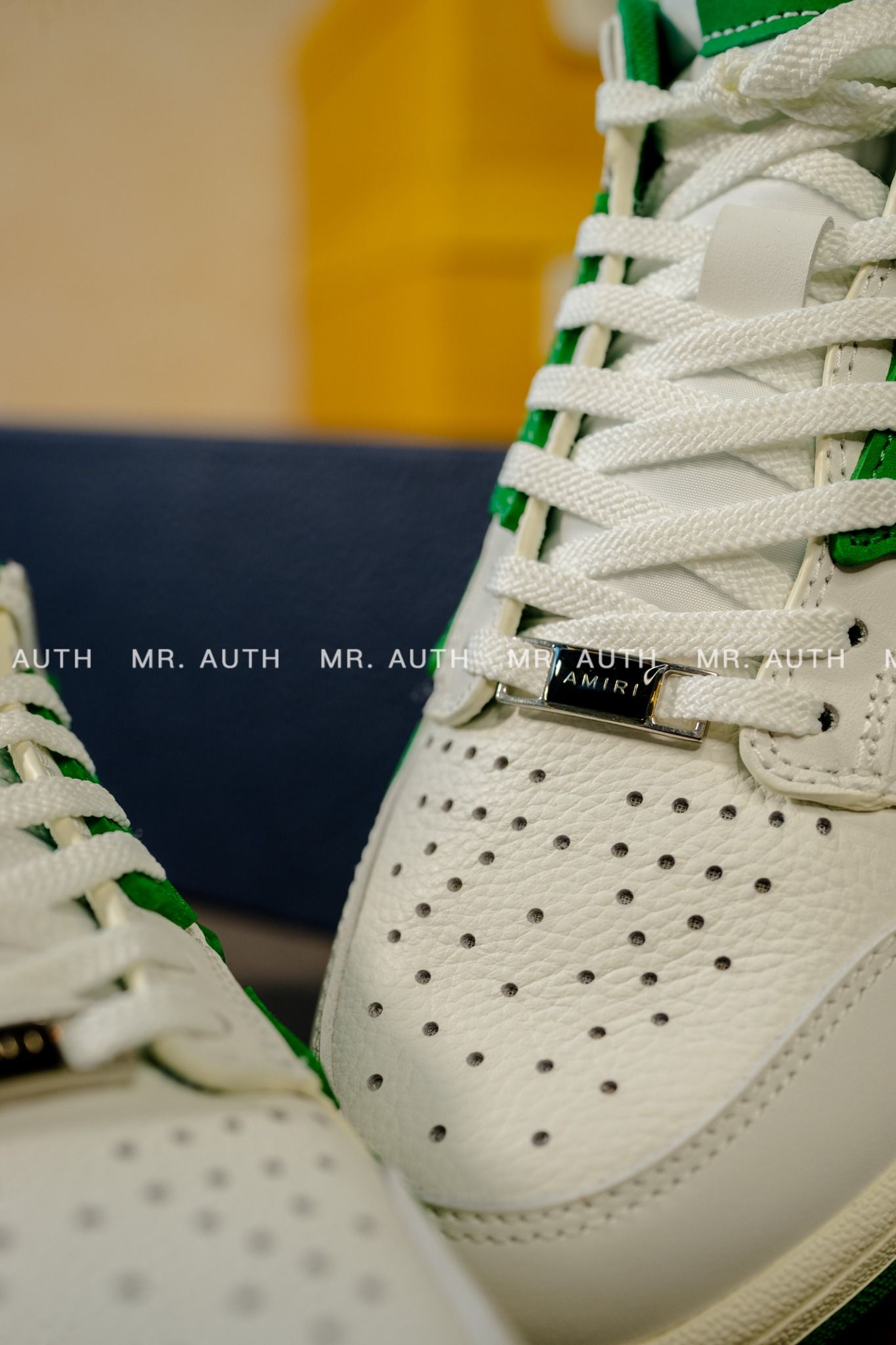 Amiri Collegiate Skel Top low Sneakers.