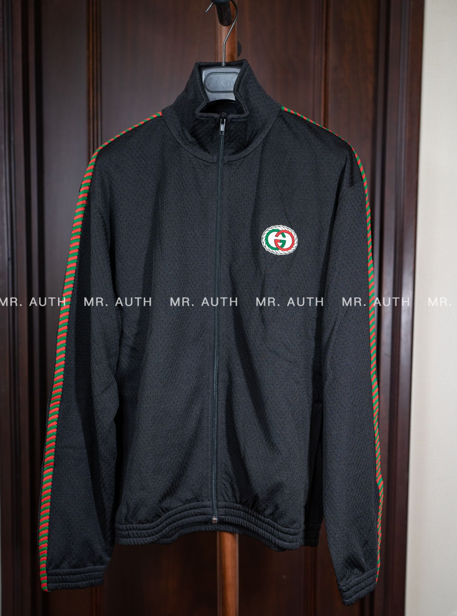 Gucci canvas jacket.