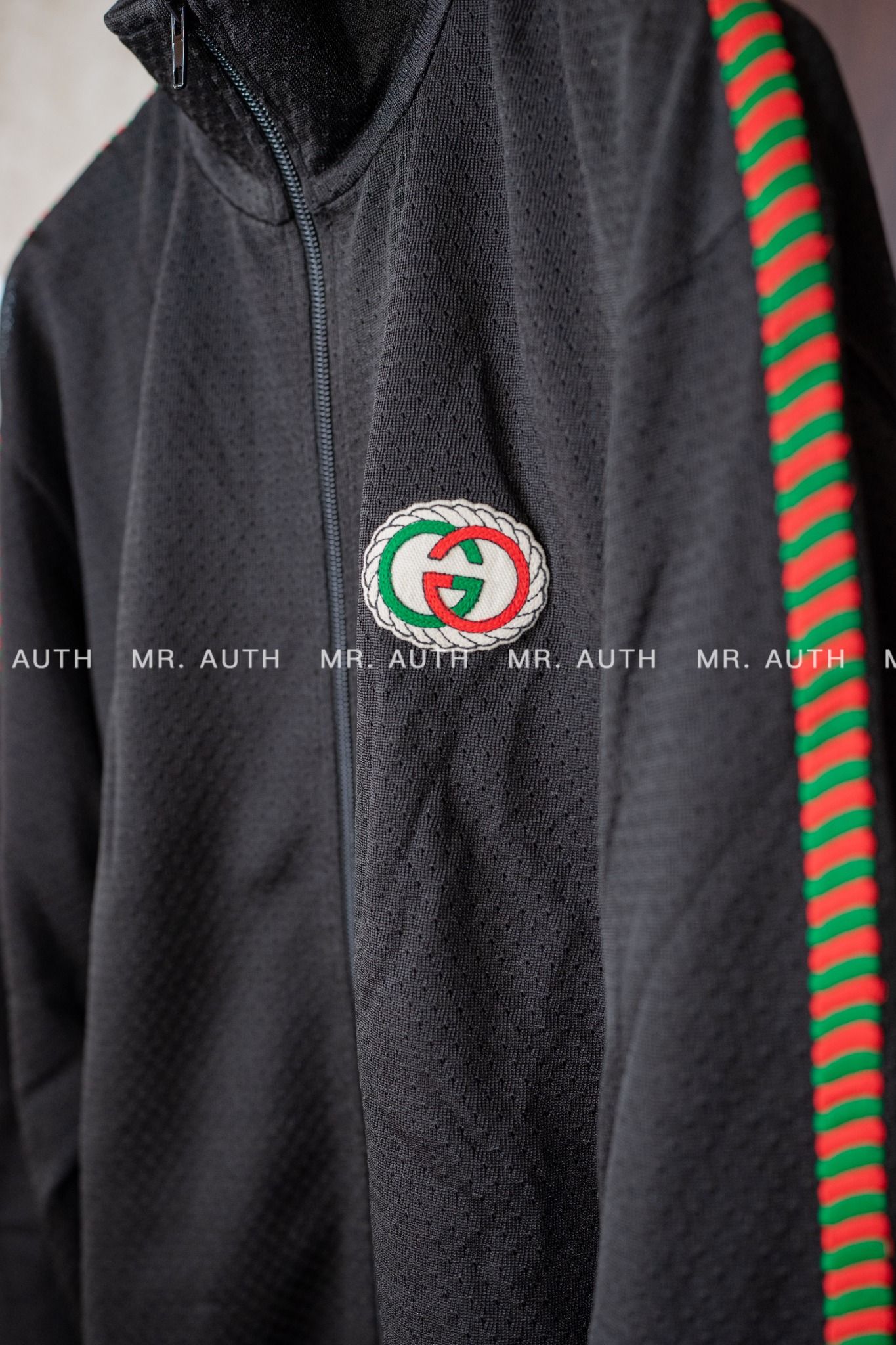 Gucci canvas jacket.