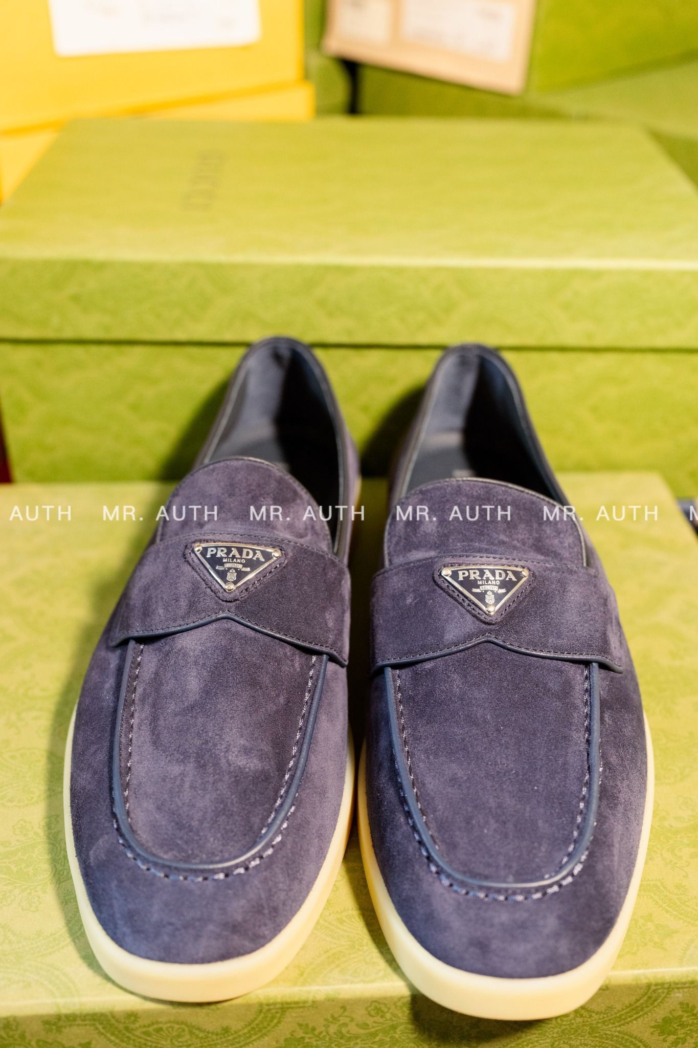 Prada Suede loafers