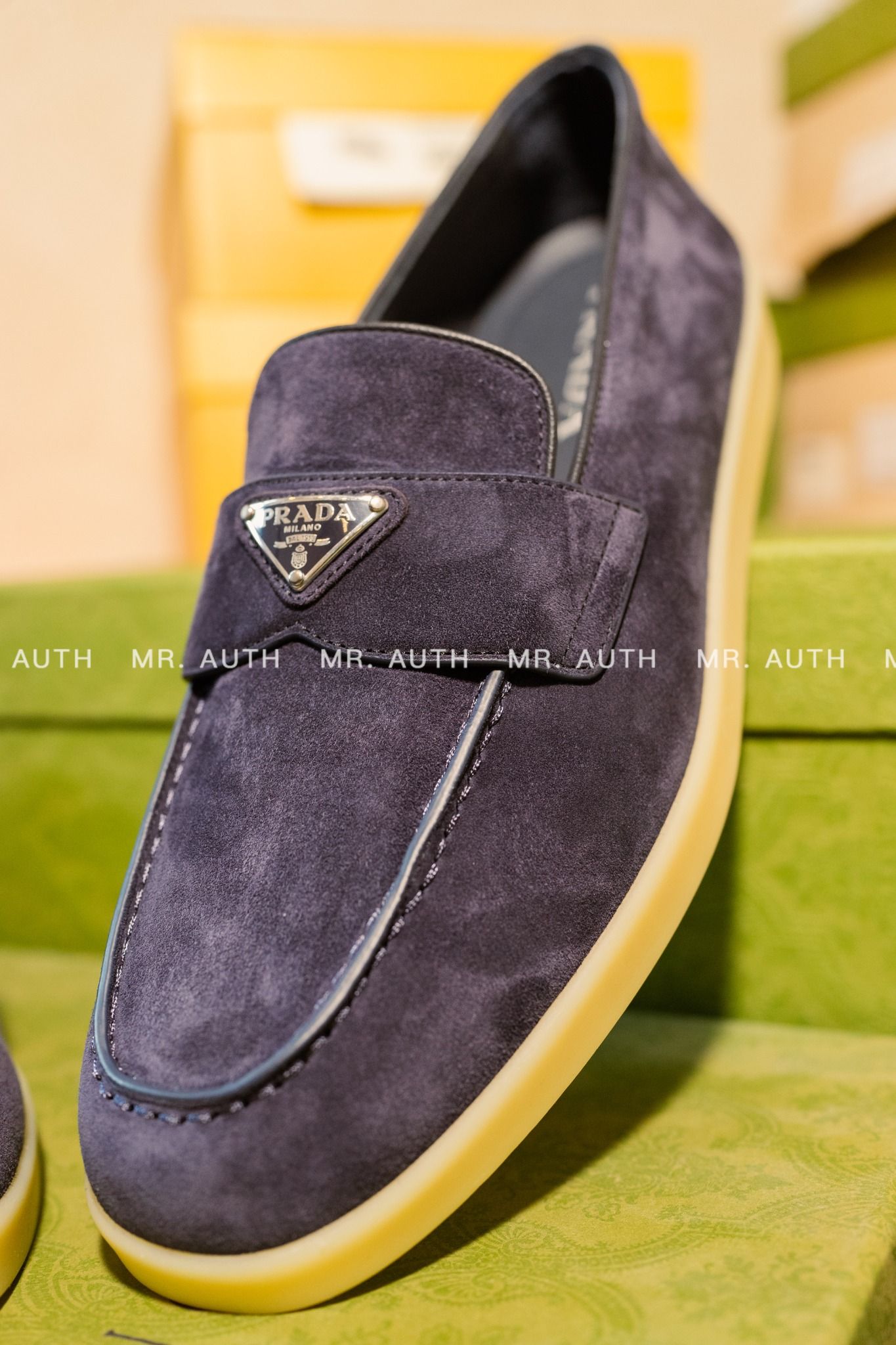 Prada Suede loafers