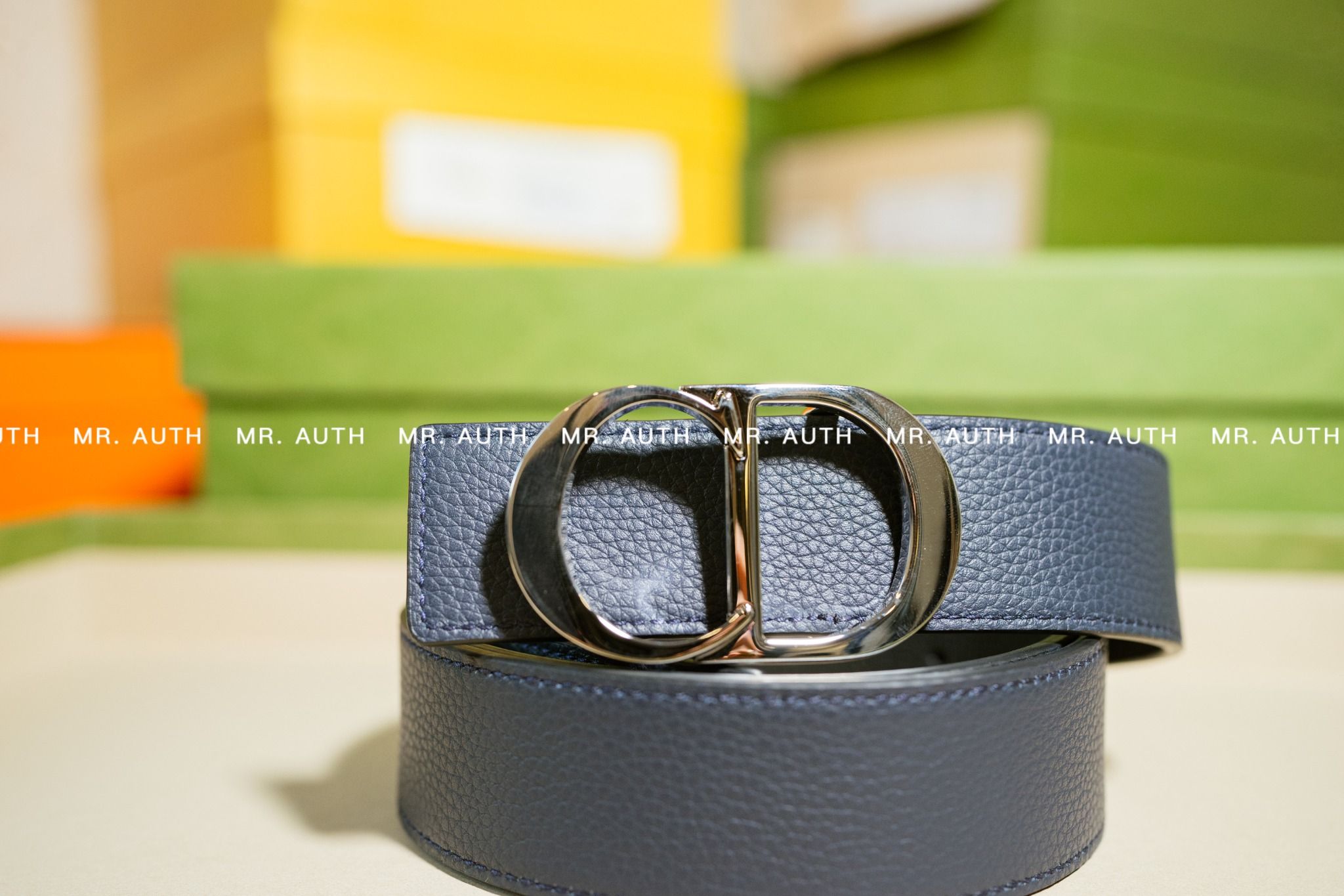Dior CD Icon Belt Buckle & Reversible Leather Belt