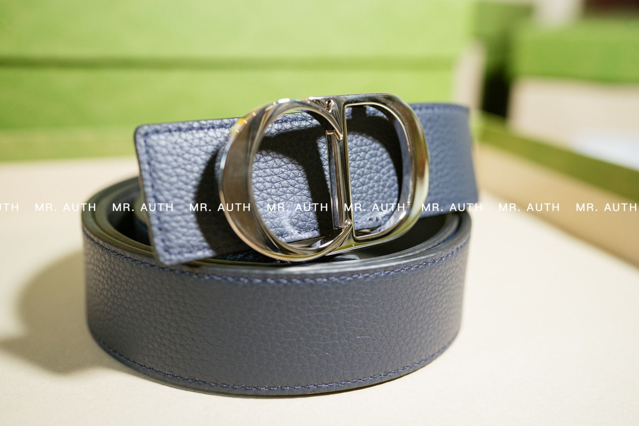 Dior CD Icon Belt Buckle & Reversible Leather Belt