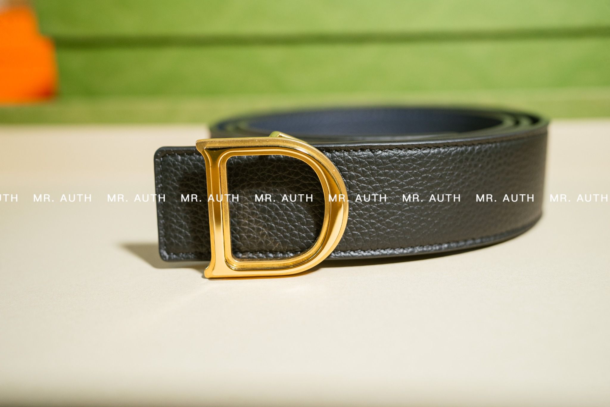 Dior D Icon Belt Buckle & Reversible Leather Belt
