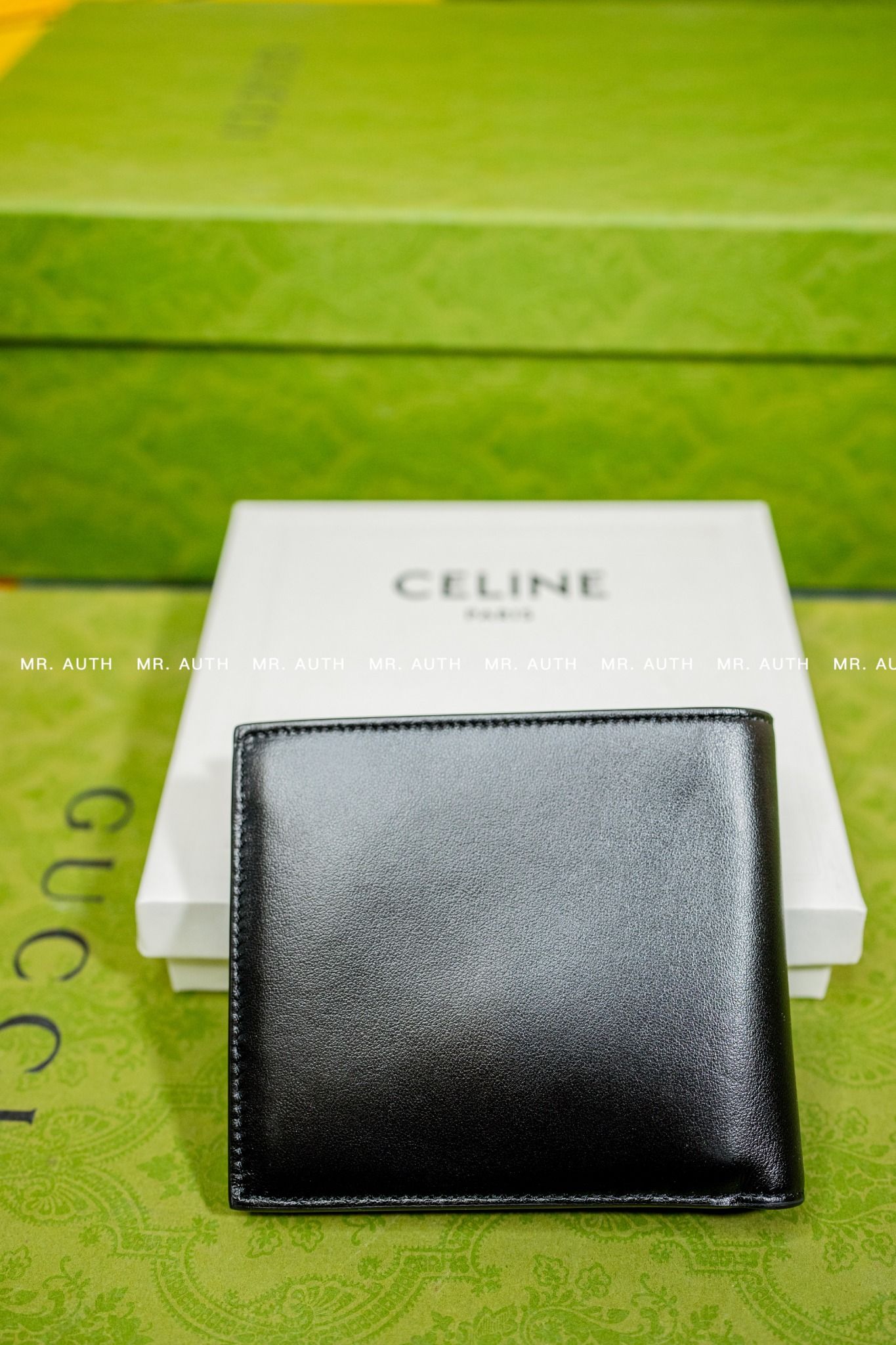 Celine Bi-Fold Wallet In Calfskin