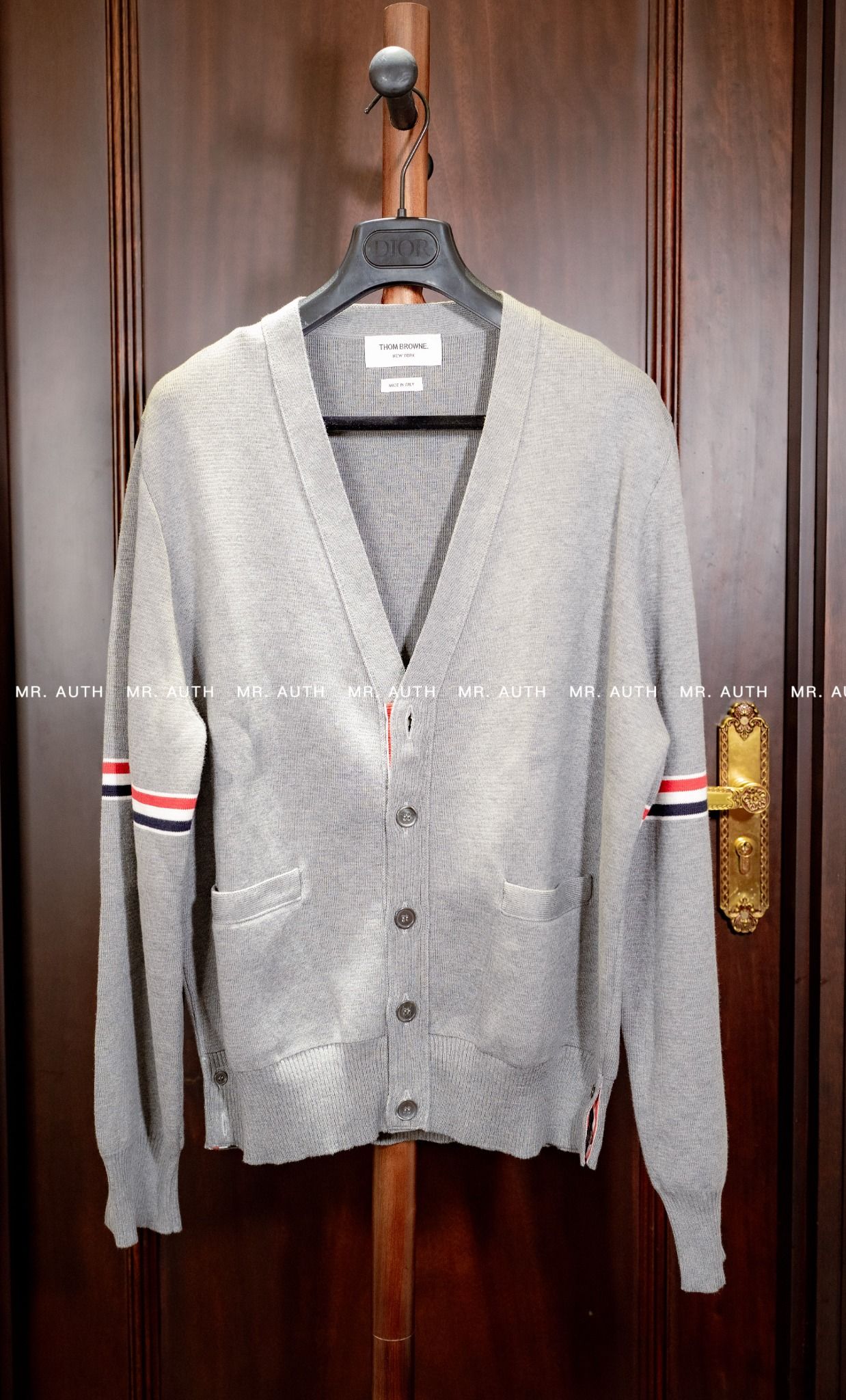 Thom Browne Cotton Milano V-Neck Cardigan