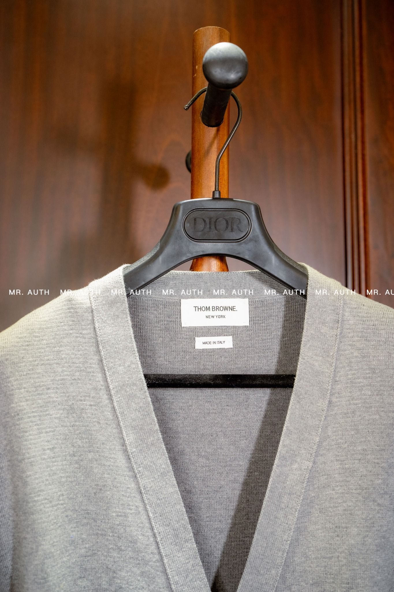 Thom Browne Cotton Milano V-Neck Cardigan