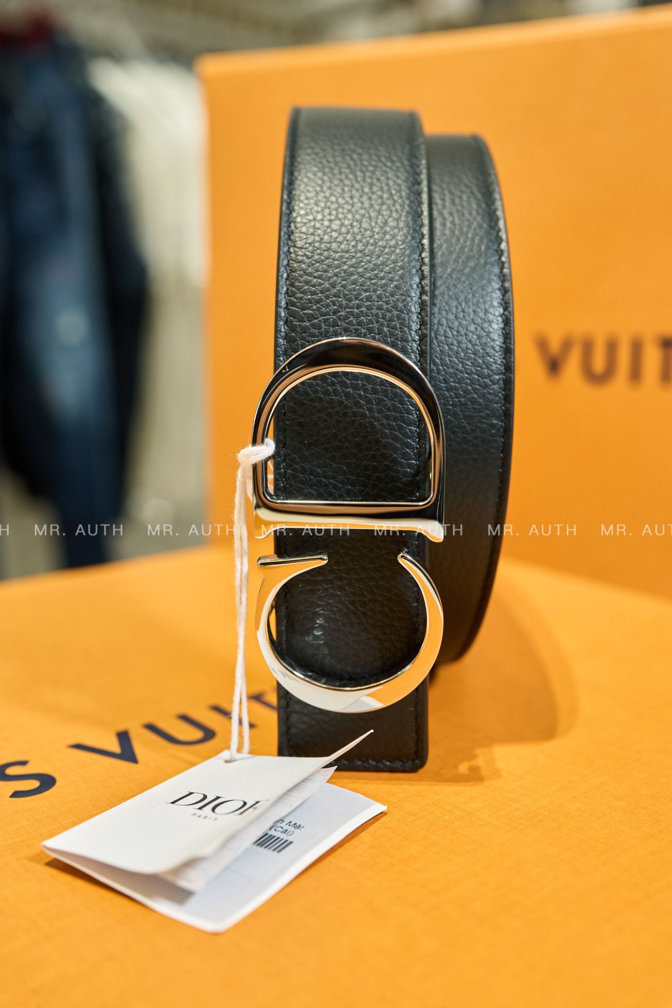Dior CD Belt Buckle & Reversible Leather Belt