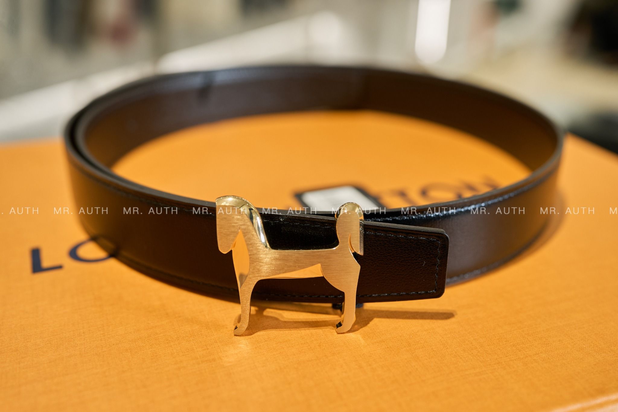 Hermes Panache Belt Buckle & Reversible Leather Strap 32mm