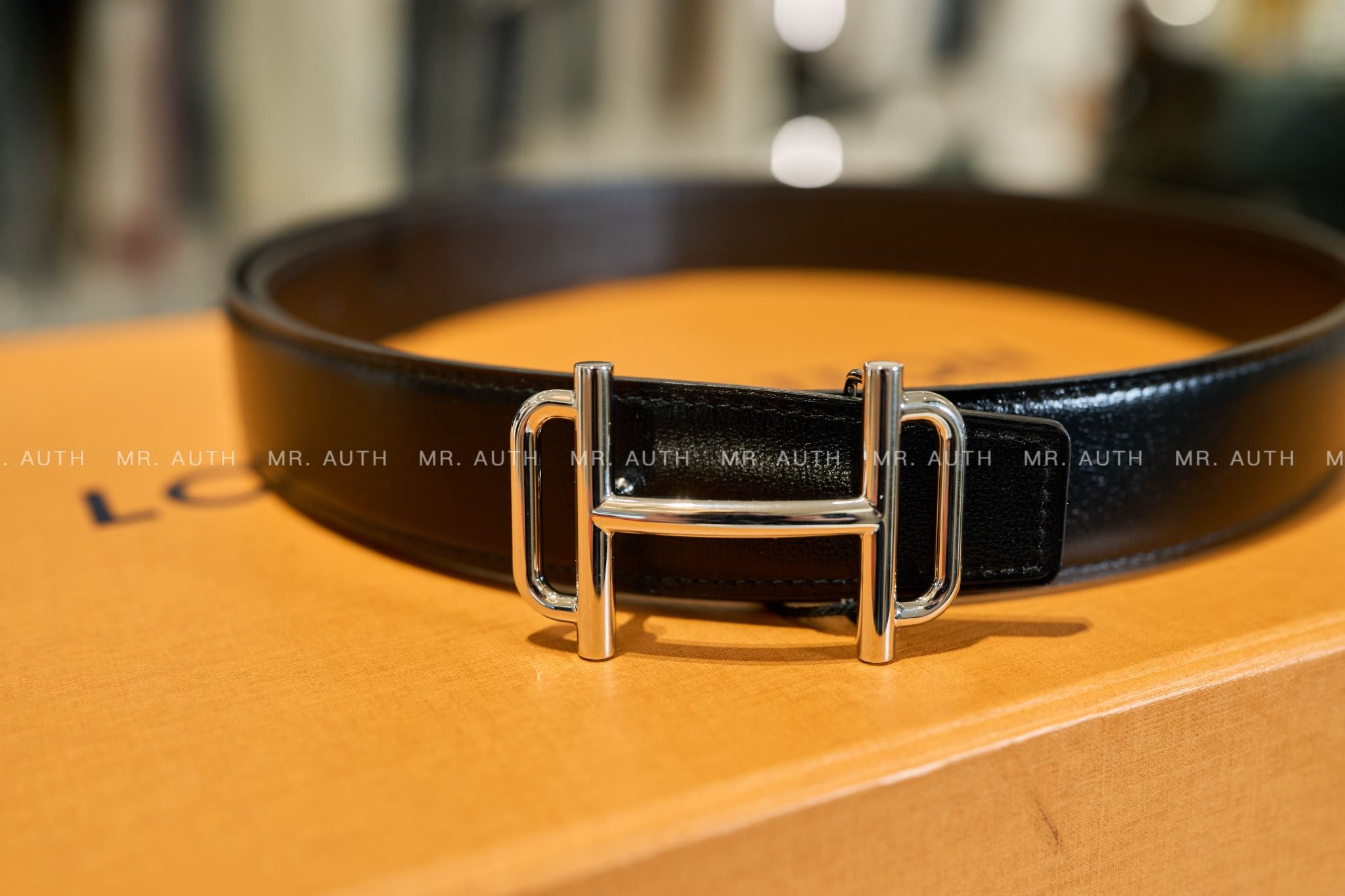 Hermes Royal Belt Buckle & Reversible Leather Strap 32mm