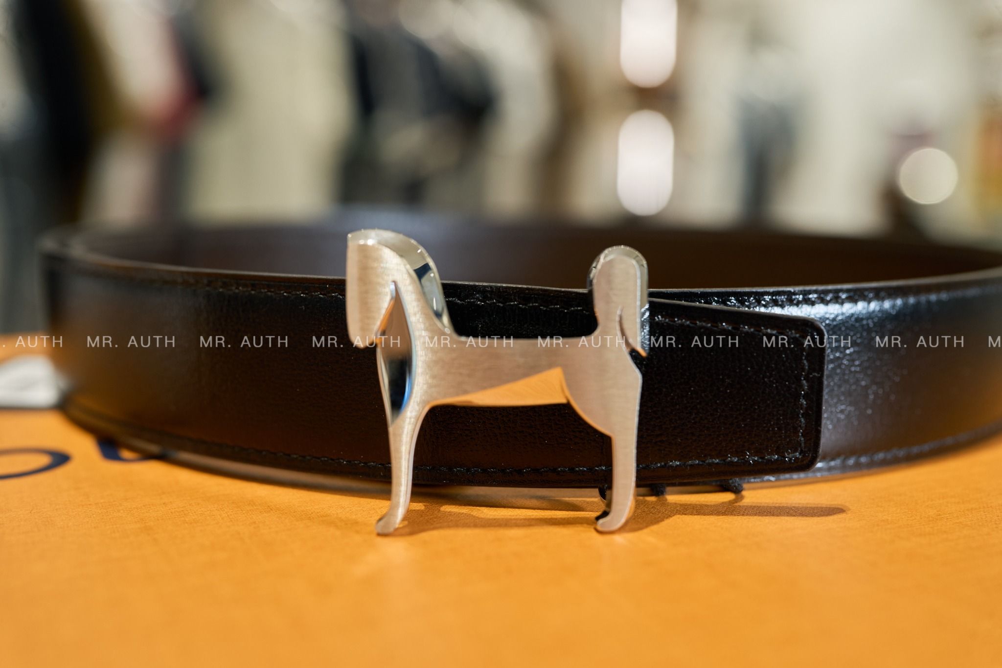 Hermes Panache Belt Buckle & Reversible Leather Strap 32mm
