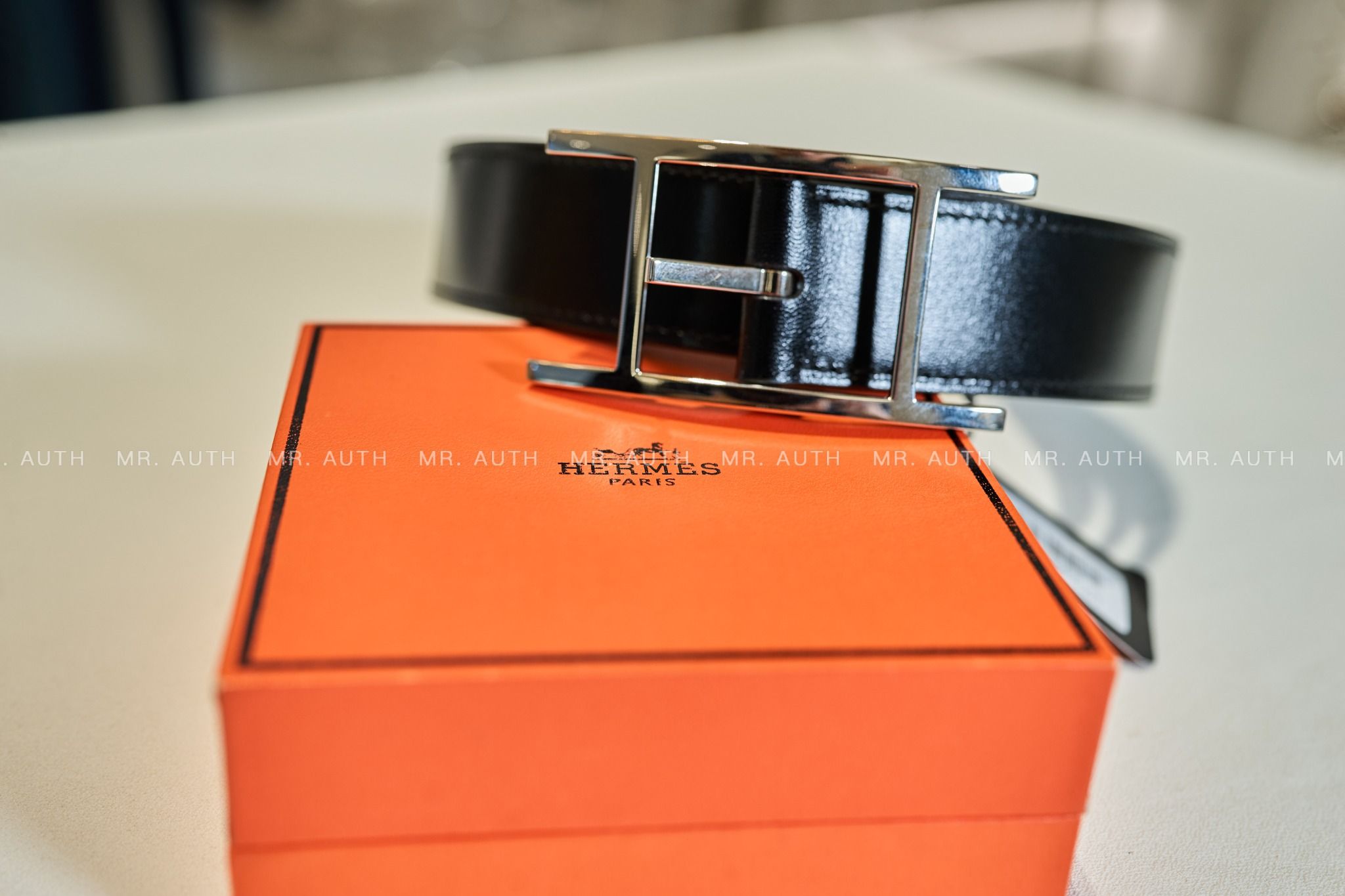 Hermes Quentin 32mm Reversible Belt
