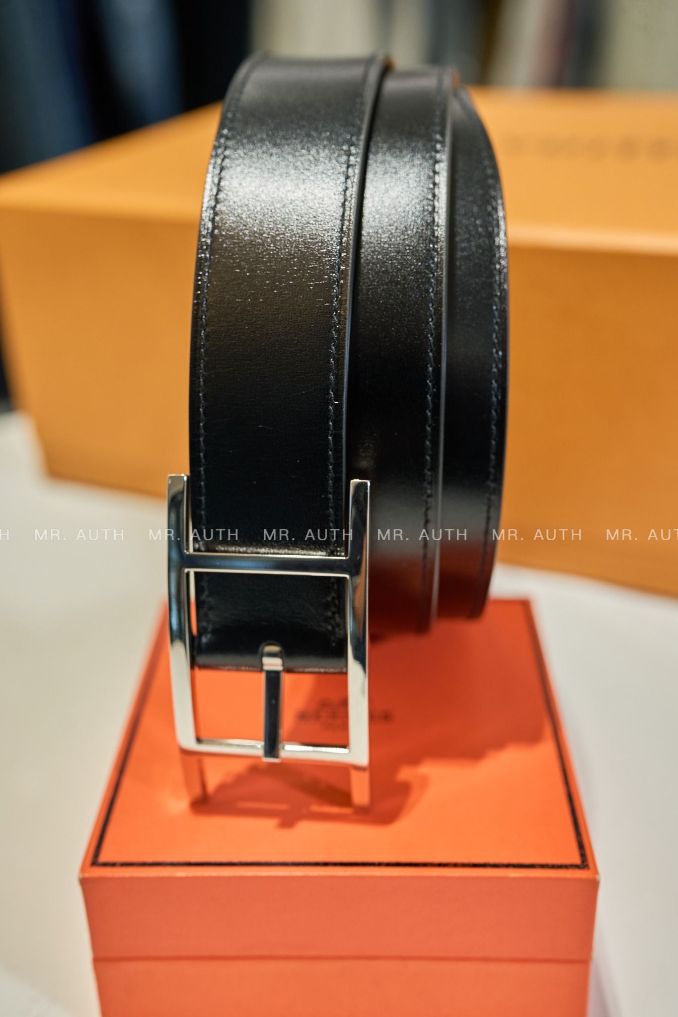 Hermes Quentin 32mm Reversible Belt