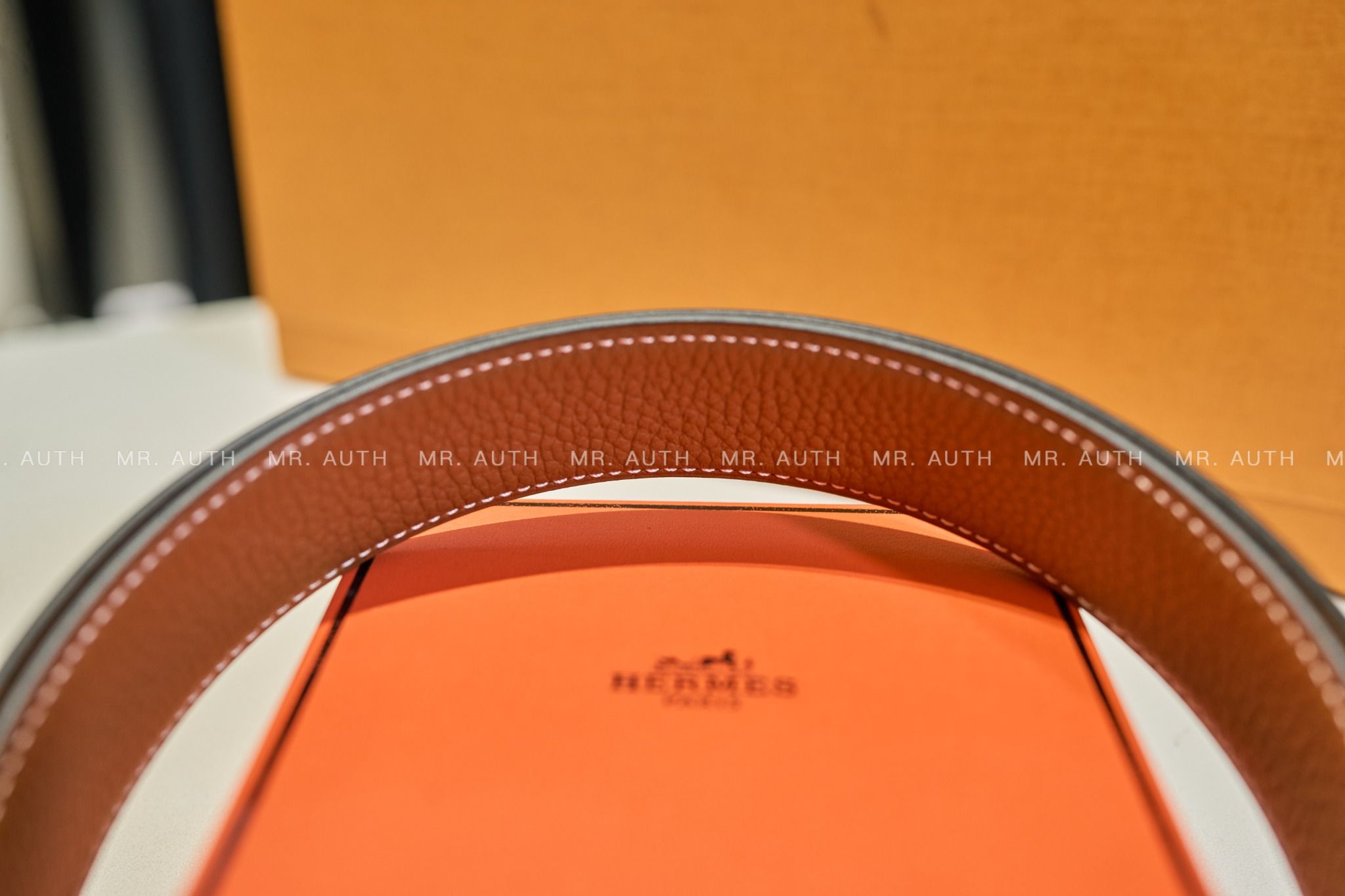 Hermes Quentin 32mm Reversible Belt