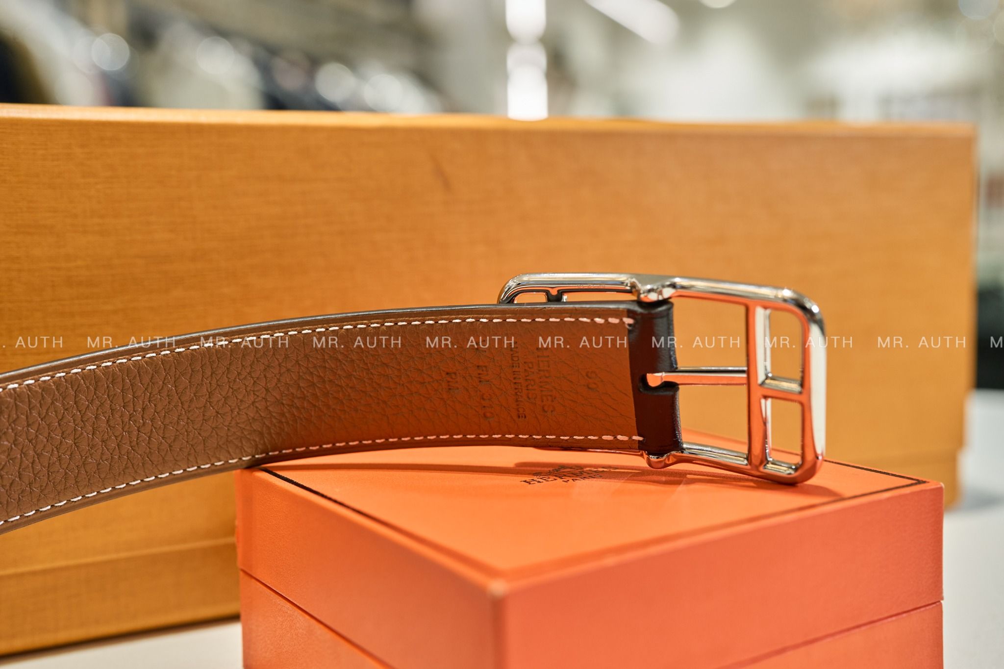 Hermes Cape Cod 32mm Reversible Belt