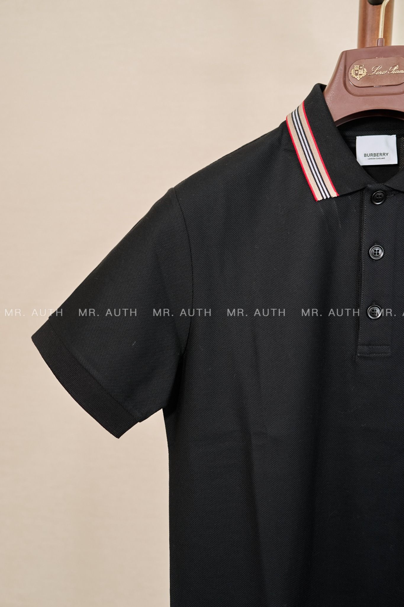 Burberry Cotton Polo Shirt.