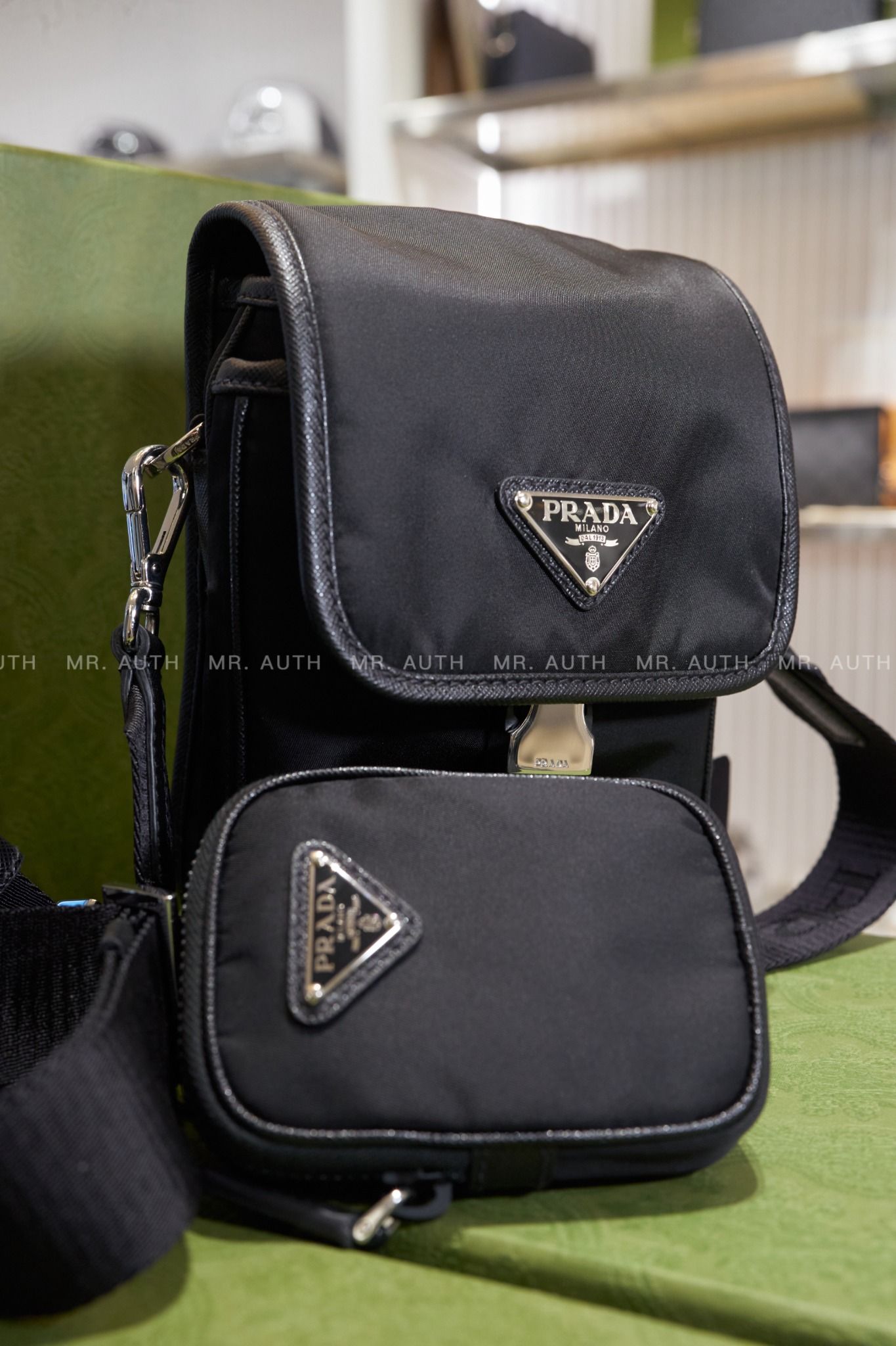 Prada Re-Nylon & Saffiano Leather Bags.